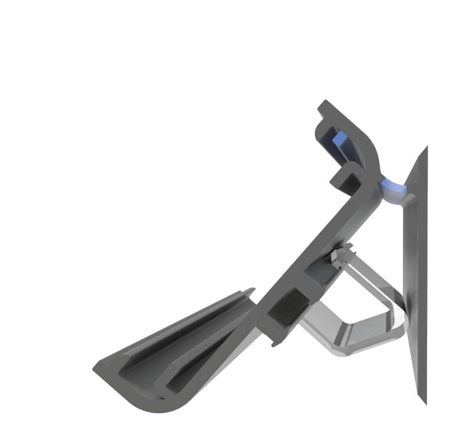 Заглушка рельсы, общий вид