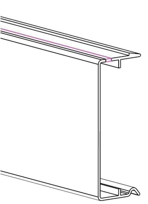 Заглушка рельсы, общий вид